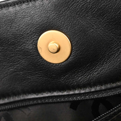 Chanel 2005-2006 Black Calfskin Wild Stitch Tote Handbag