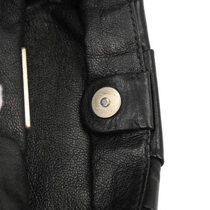 Prada * Black Leather Studded Handbag