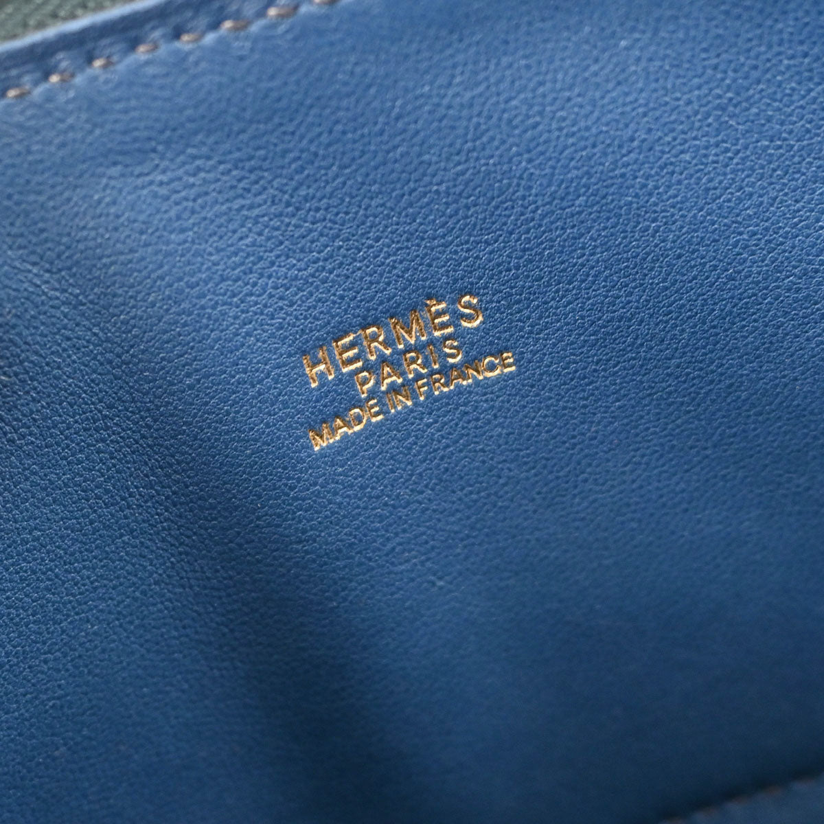 Hermes * Blue Roy Ostrich Bolide 31 2way Shoulder Handbag