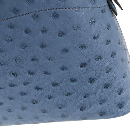 Hermes * Blue Roy Ostrich Bolide 31 2way Shoulder Handbag