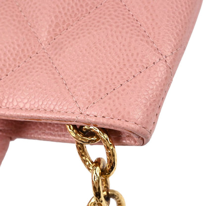 Chanel Pink Calfskin Medallion Tote Handbag