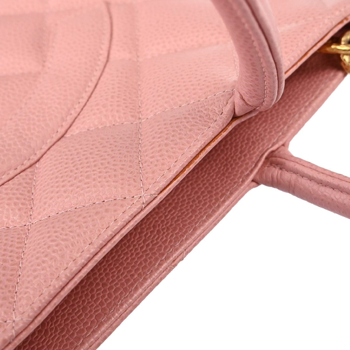 Chanel Pink Calfskin Medallion Tote Handbag