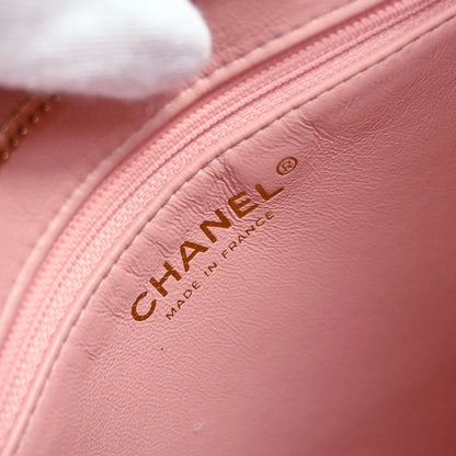 Chanel Pink Calfskin Medallion Tote Handbag