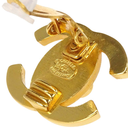 Chanel CC Turnlock Clip-On Earrings Gold Large 95A