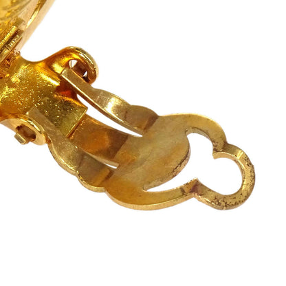 Chanel CC Turnlock Clip-On Earrings Gold Large 95A
