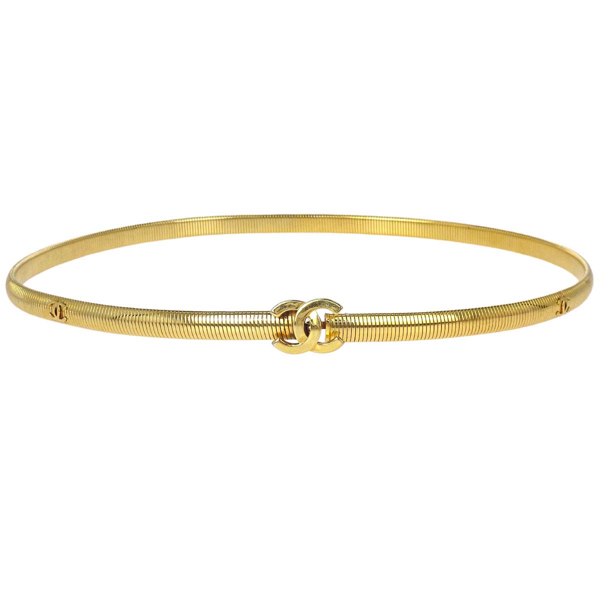 Chanel Belt CC Gold Small Good 97P