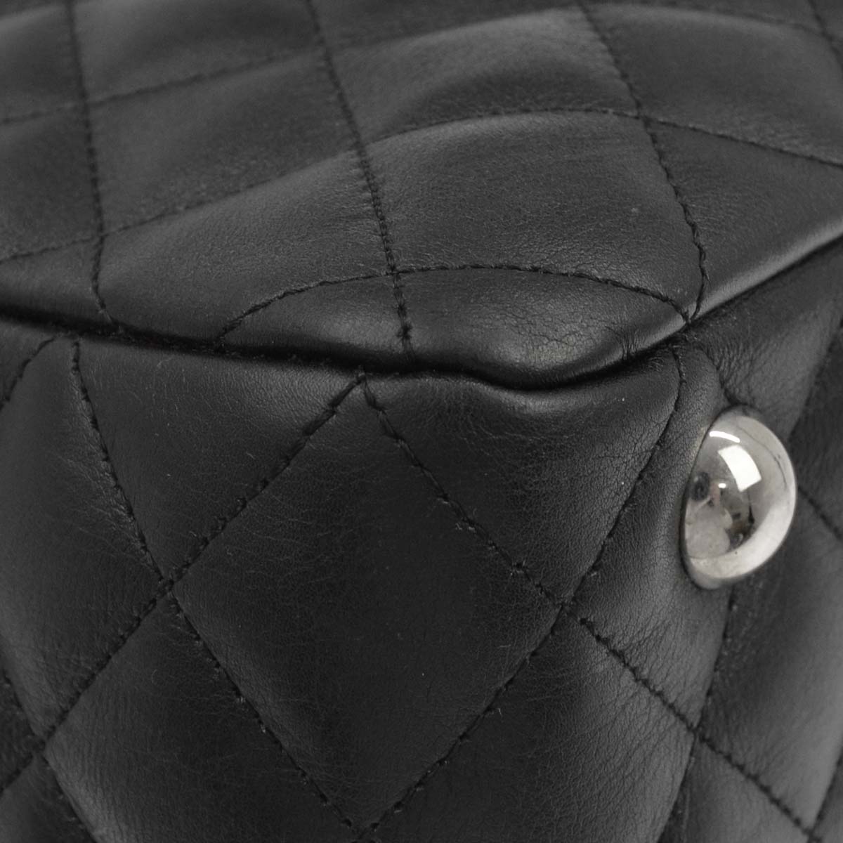 Chanel Black Calfskin Cambon Ligne Handbag