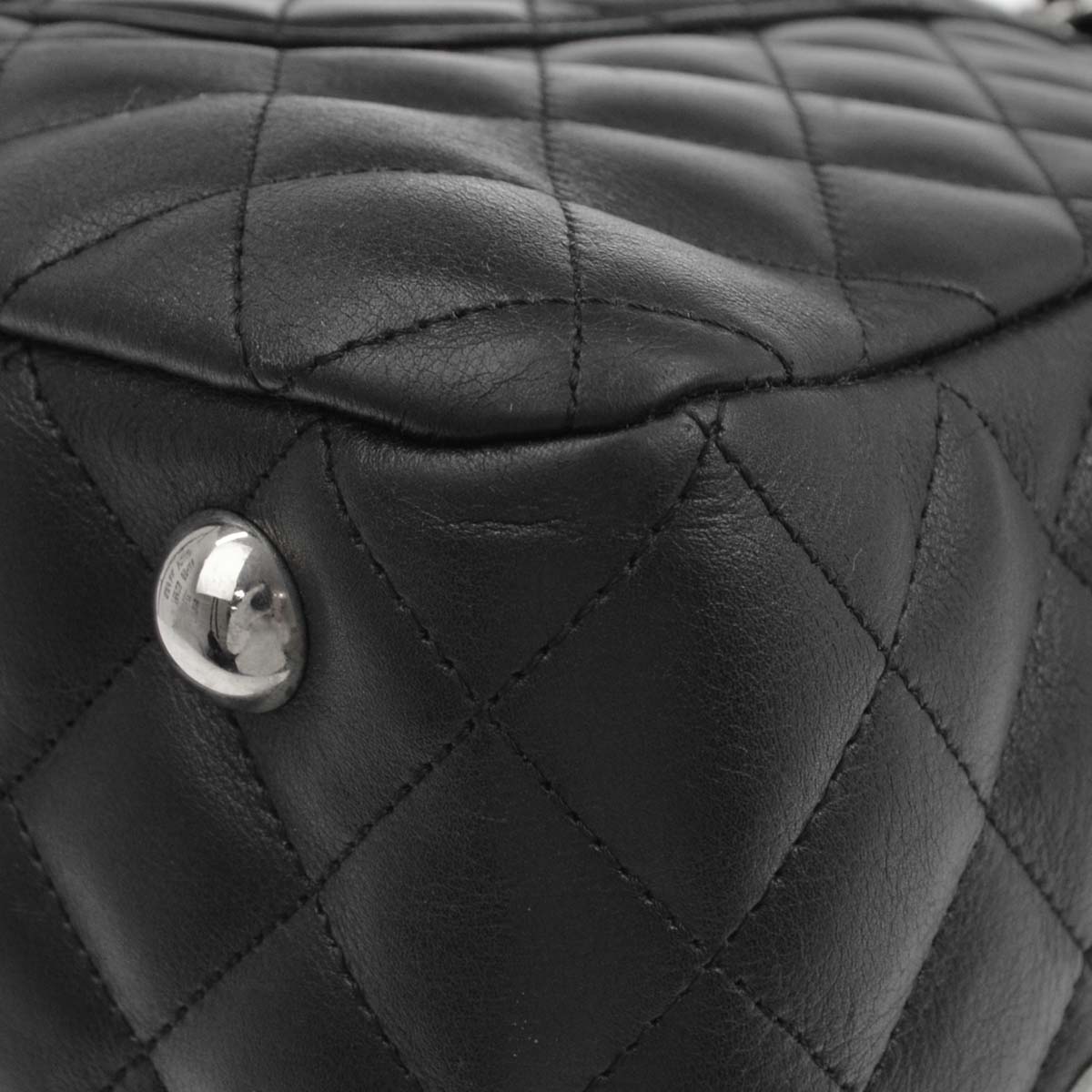 Chanel Black Calfskin Cambon Ligne Handbag