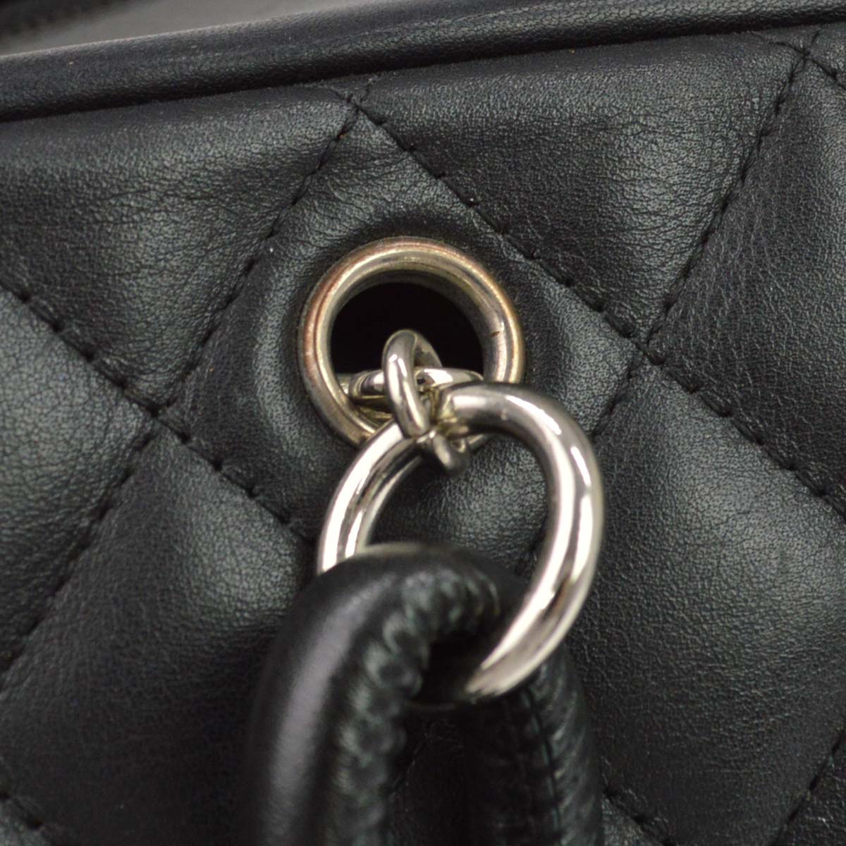 Chanel Black Calfskin Cambon Ligne Handbag