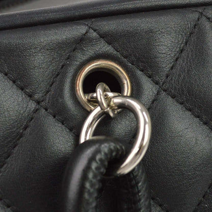 Chanel Black Calfskin Cambon Ligne Handbag