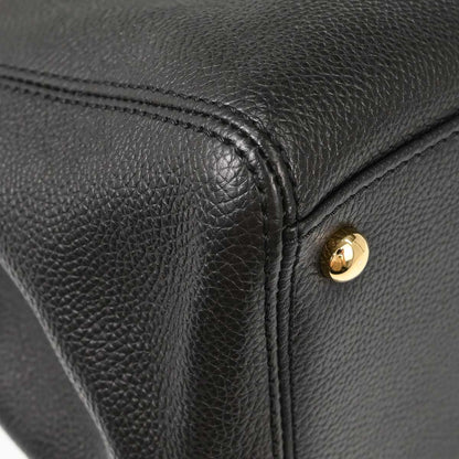 Chanel Black Calfskin Executive Cerf Tote Bag