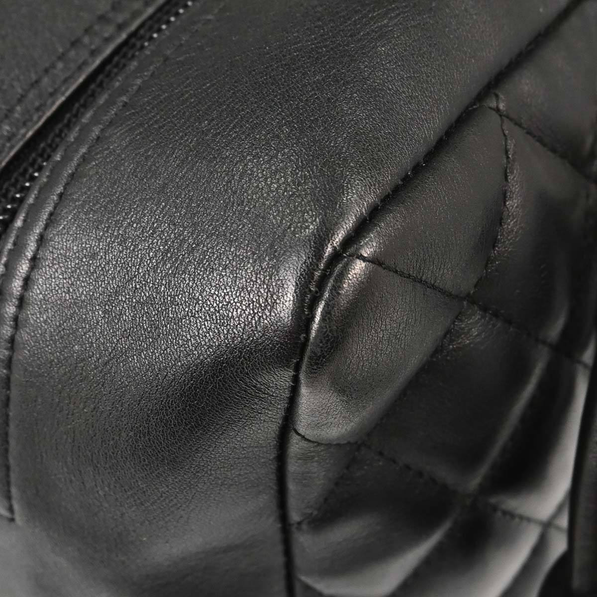 Chanel 2005-2006 Black Calfskin Cambon Ligne Bowling Bag 27