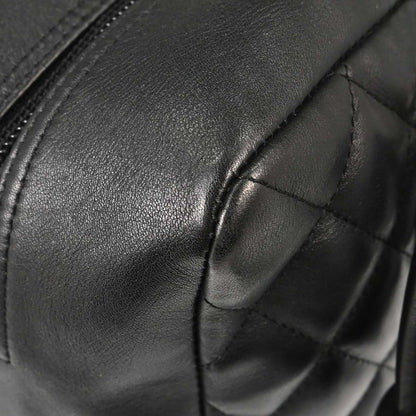 Chanel 2005-2006 Black Calfskin Cambon Ligne Bowling Bag 27