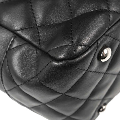 Chanel 2005-2006 Black Calfskin Cambon Ligne Bowling Bag 27