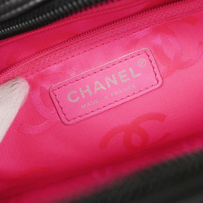 Chanel 2005-2006 Black Calfskin Cambon Ligne Bowling Bag 27