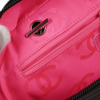 Chanel 2005-2006 Black Calfskin Cambon Ligne Bowling Bag 27