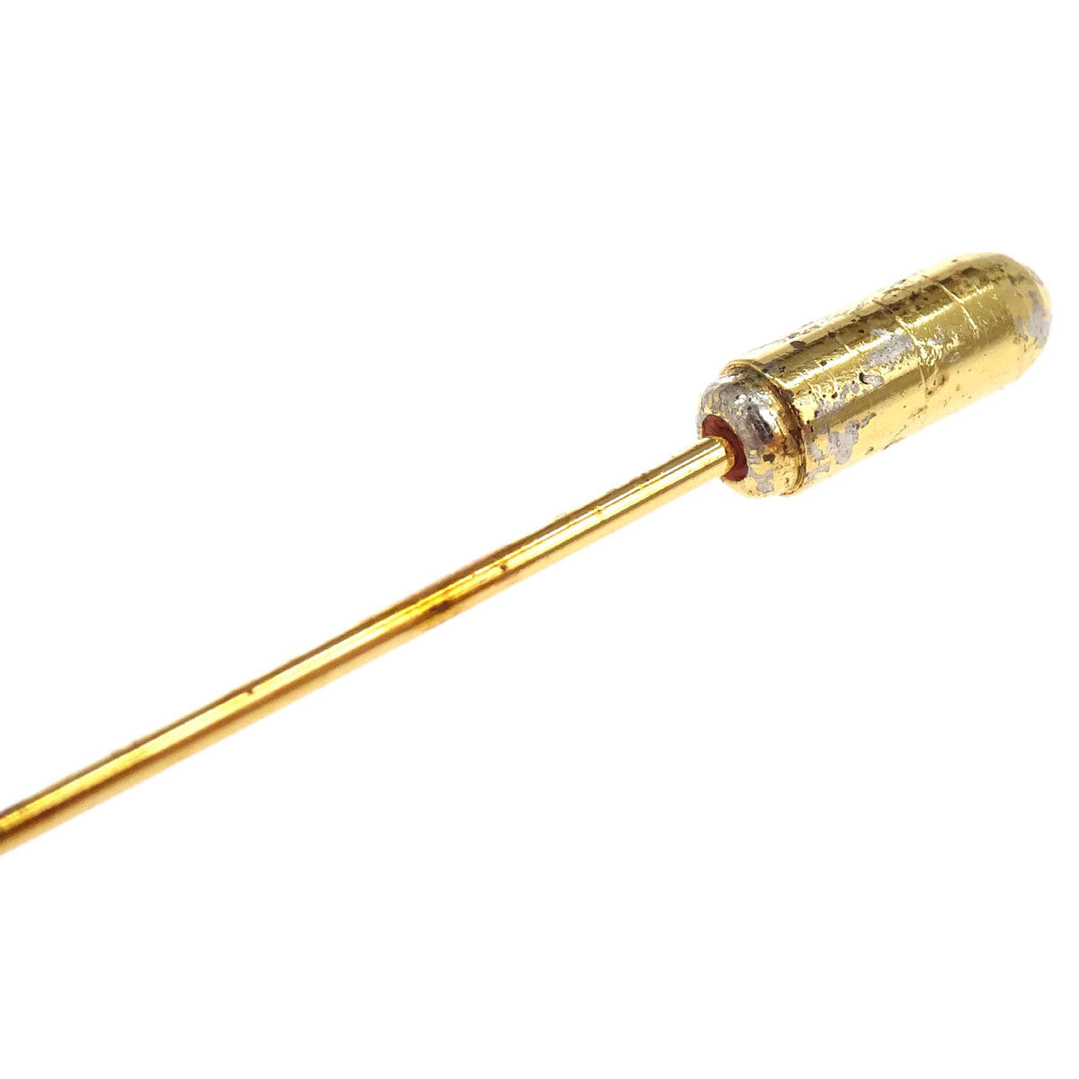 Chanel CC And Arrow Brooch Pin Gold 28