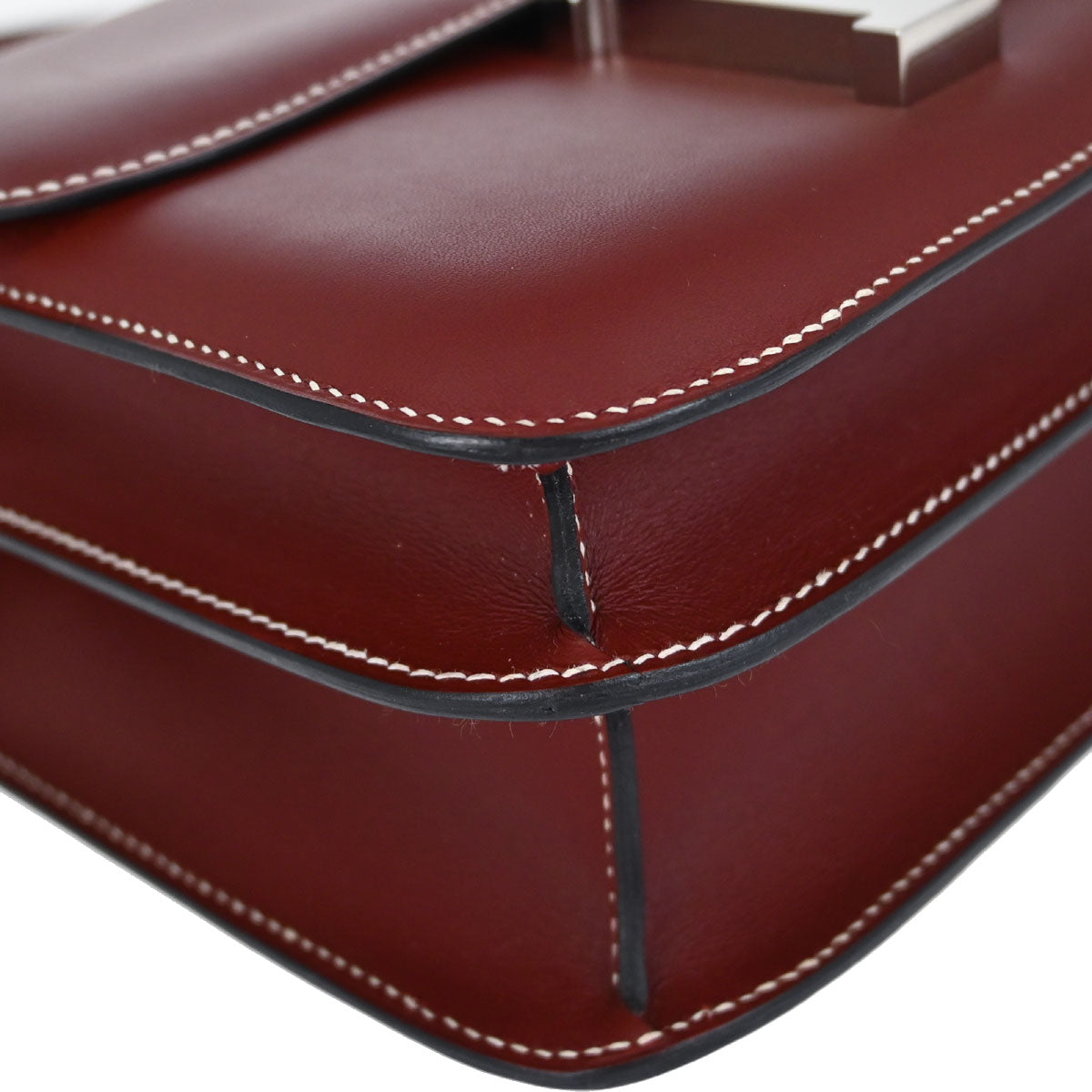 Hermes Rouge H Chamonix Constance 24 Shoulder Bag