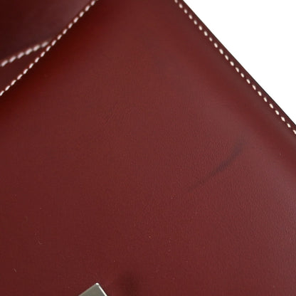 Hermes Rouge H Chamonix Constance 24 Shoulder Bag
