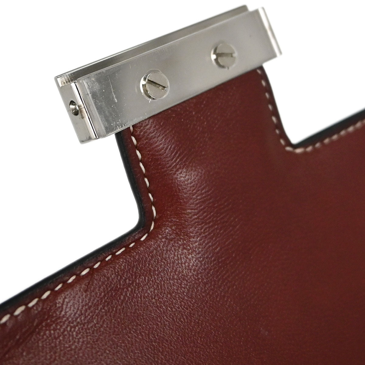 Hermes Rouge H Chamonix Constance 24 Shoulder Bag