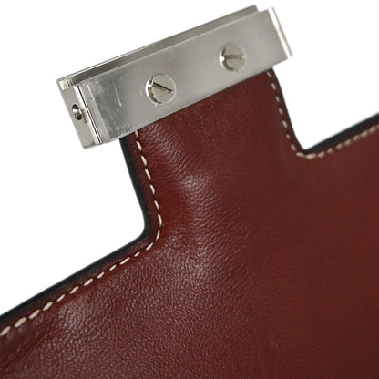 Hermes Rouge H Chamonix Constance 24 Shoulder Bag