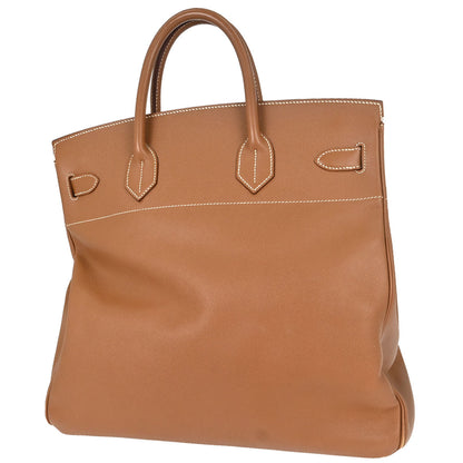 Hermes Gold Courchevel HAC Haut a Courroies 40 Handbag