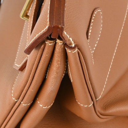 Hermes Gold Courchevel HAC Haut a Courroies 40 Handbag