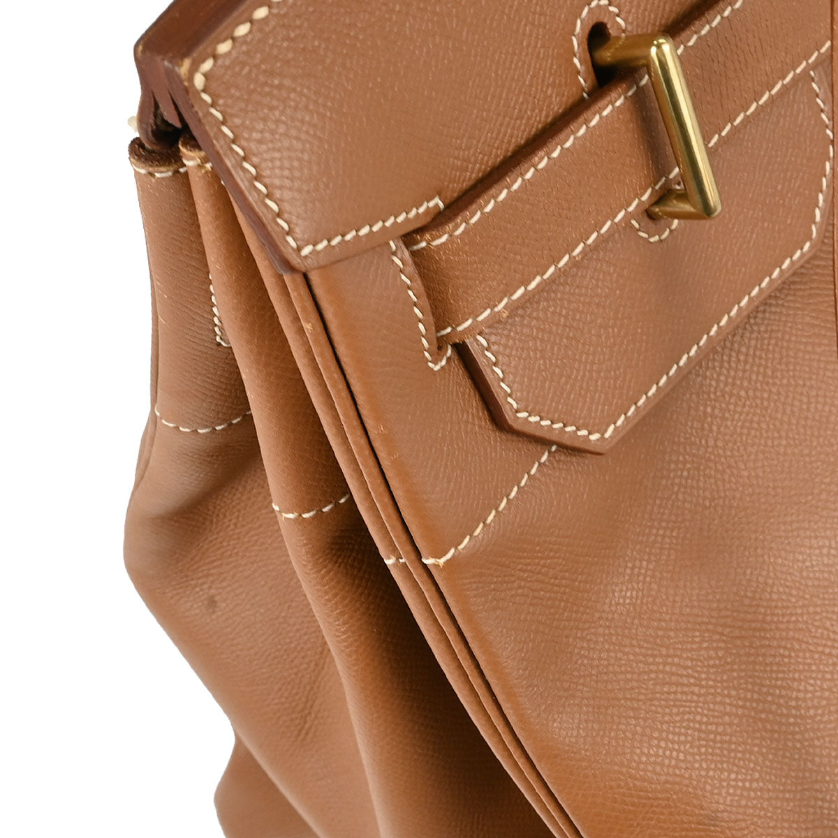 Hermes Gold Courchevel HAC Haut a Courroies 40 Handbag