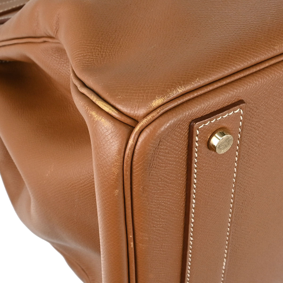 Hermes Gold Courchevel HAC Haut a Courroies 40 Handbag