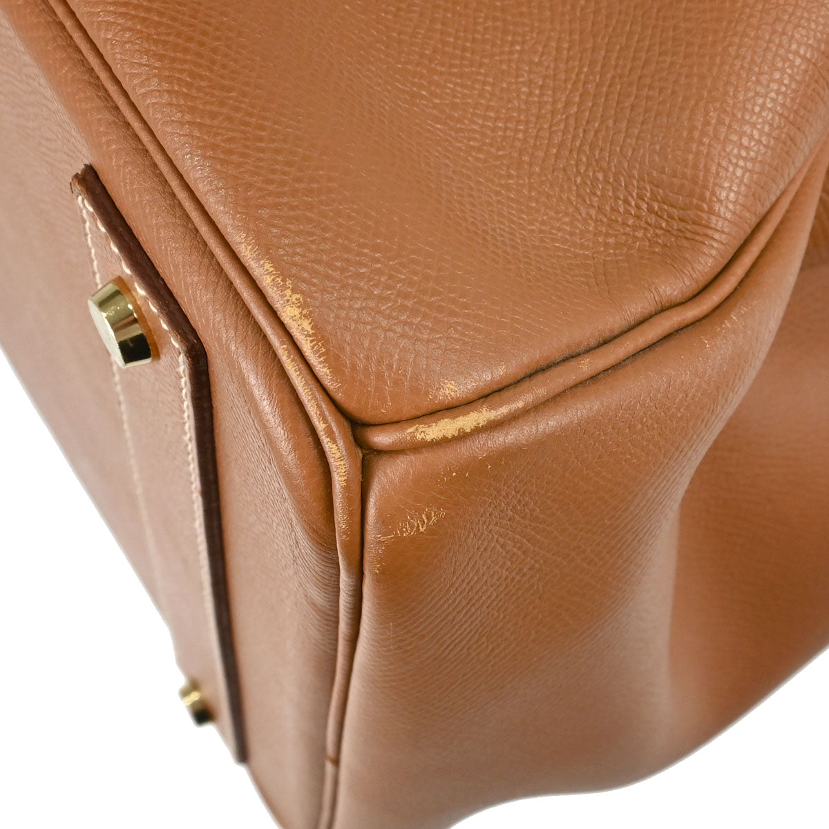 Hermes Gold Courchevel HAC Haut a Courroies 40 Handbag