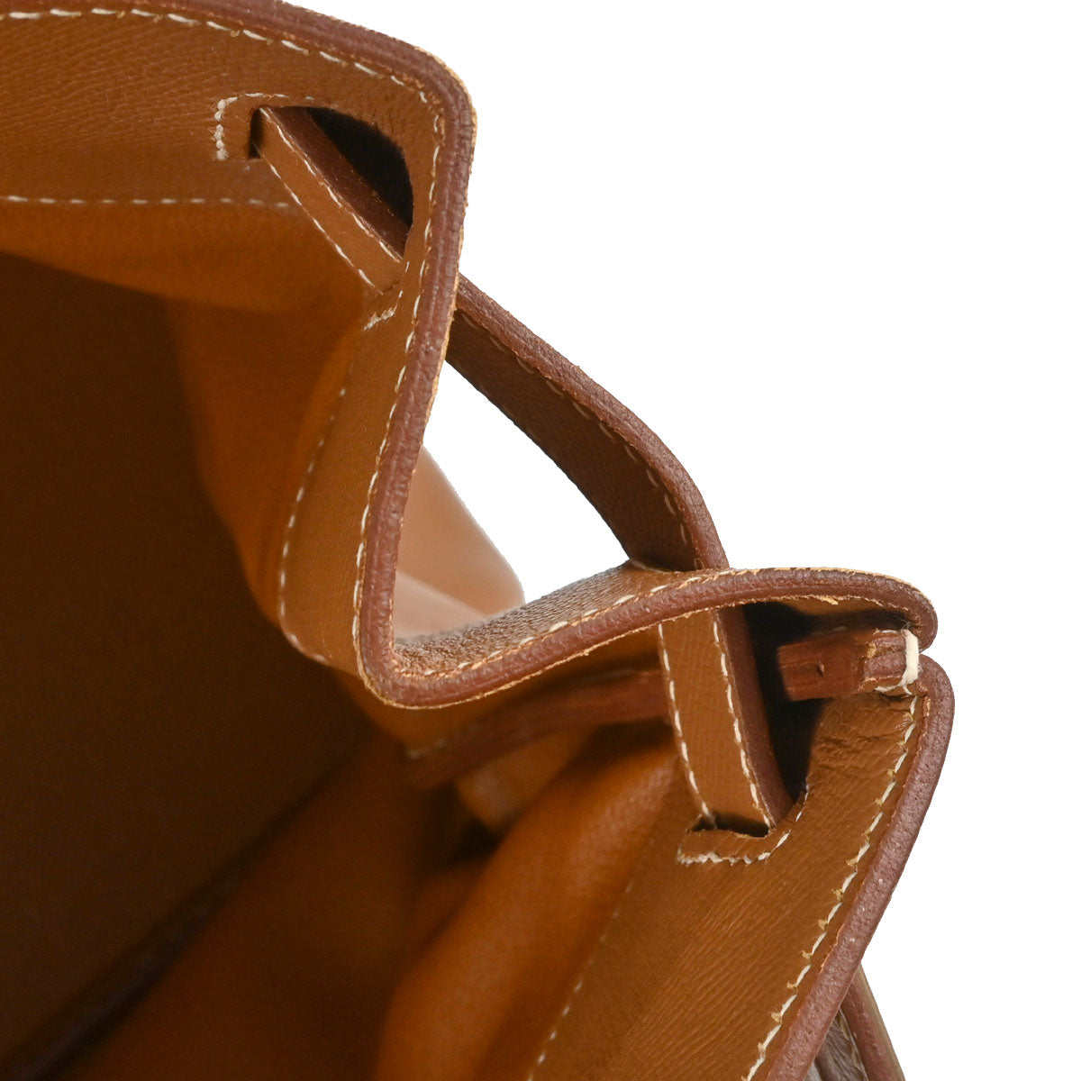 Hermes Gold Courchevel HAC Haut a Courroies 40 Handbag