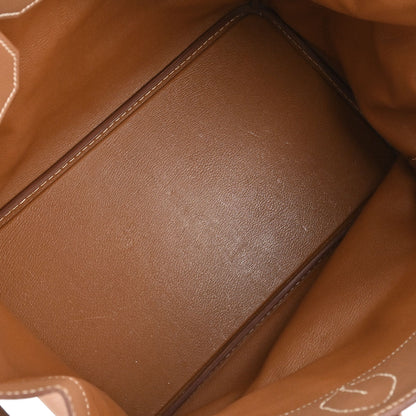 Hermes Gold Courchevel HAC Haut a Courroies 40 Handbag