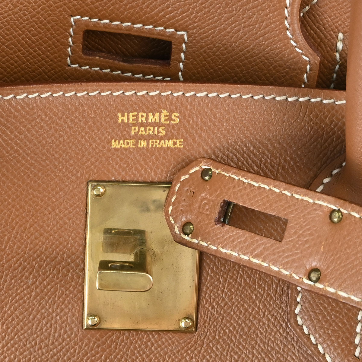 Hermes Gold Courchevel HAC Haut a Courroies 40 Handbag