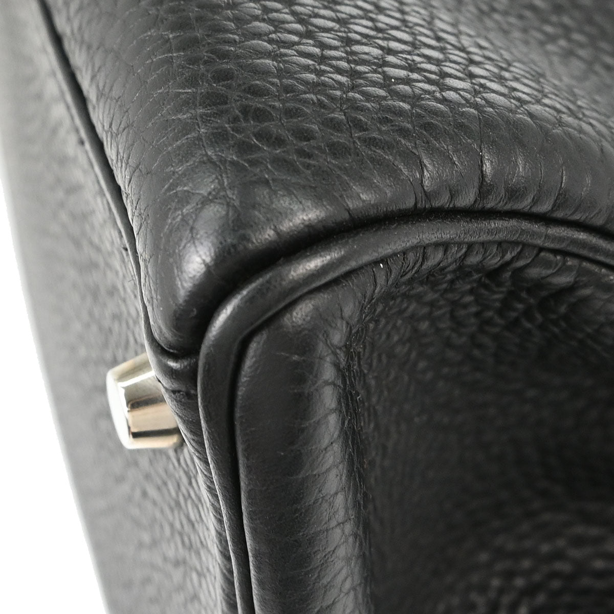 Hermes Black Taurillon Clemence Kelly 35 Retourne 2way Shoulder Handbag