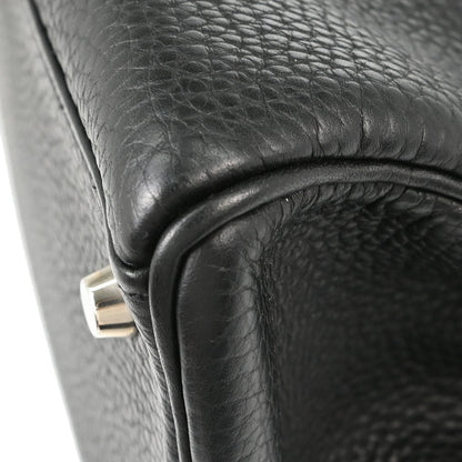 Hermes Black Taurillon Clemence Kelly 35 Retourne 2way Shoulder Handbag