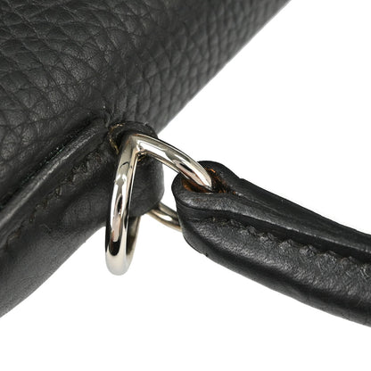 Hermes Black Taurillon Clemence Kelly 35 Retourne 2way Shoulder Handbag