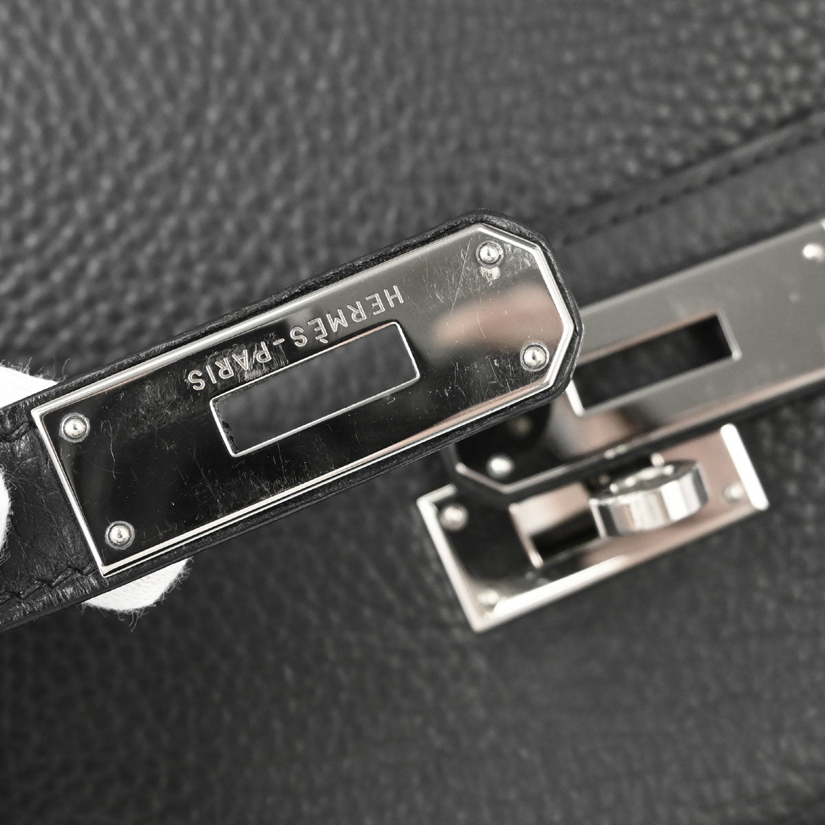 Hermes Black Taurillon Clemence Kelly 35 Retourne 2way Shoulder Handbag