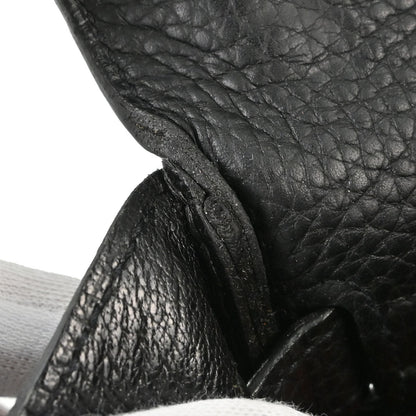 Hermes Black Taurillon Clemence Kelly 35 Retourne 2way Shoulder Handbag