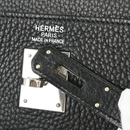 Hermes Black Taurillon Clemence Kelly 35 Retourne 2way Shoulder Handbag