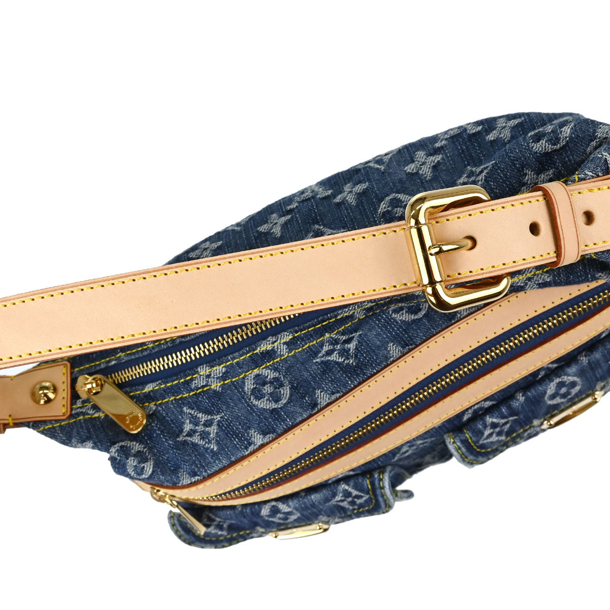 Louis Vuitton Blue Monogram Denim Baggy PM Shoulder Bag M95049