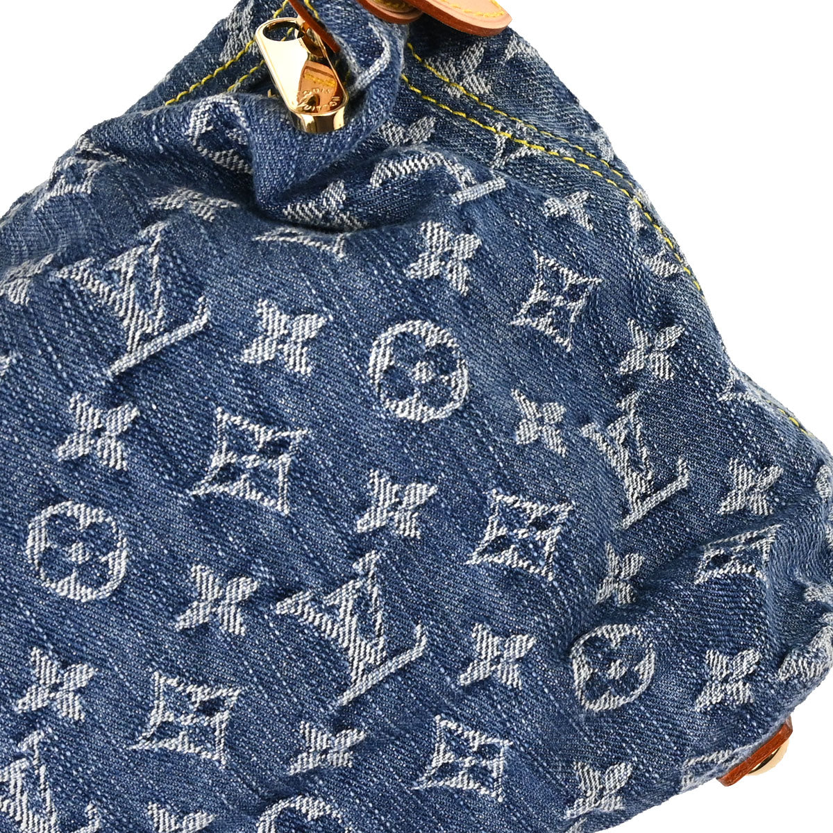 Louis Vuitton Blue Monogram Denim Baggy PM Shoulder Bag M95049