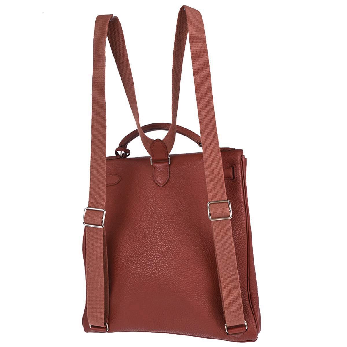 Hermes Rouge Venitienne Togo Kelly A Dos GM Backpack