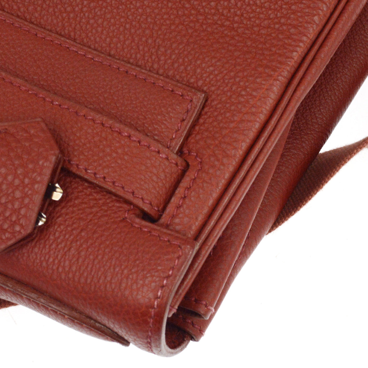 Hermes Rouge Venitienne Togo Kelly A Dos GM Backpack