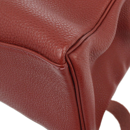 Hermes Rouge Venitienne Togo Kelly A Dos GM Backpack