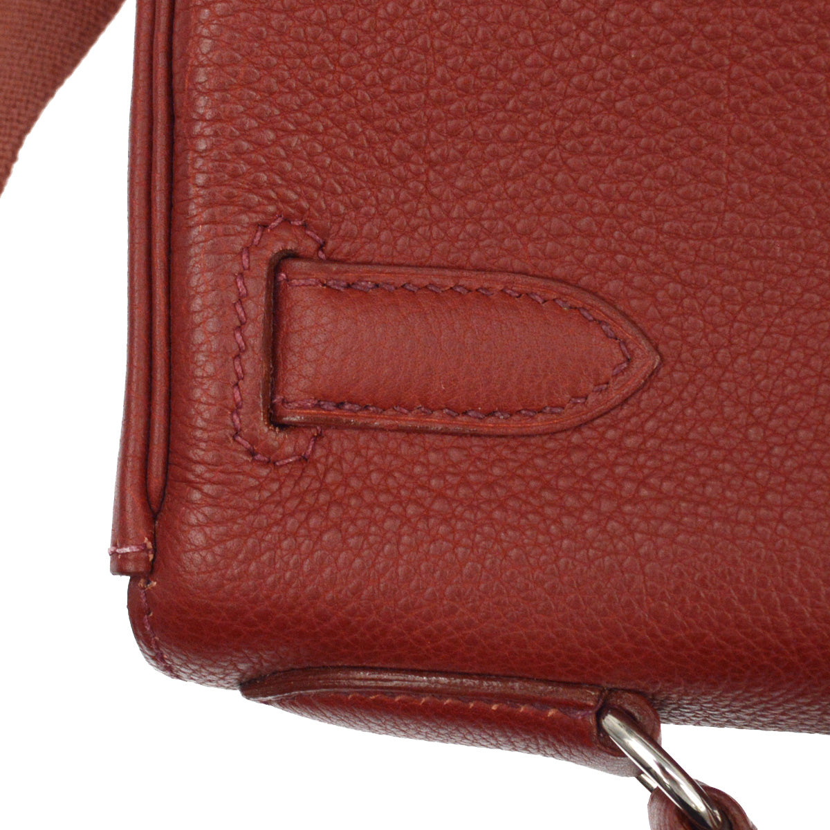Hermes Rouge Venitienne Togo Kelly A Dos GM Backpack