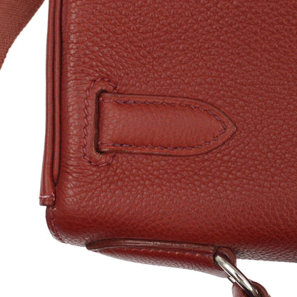 Hermes Rouge Venitienne Togo Kelly A Dos GM Backpack