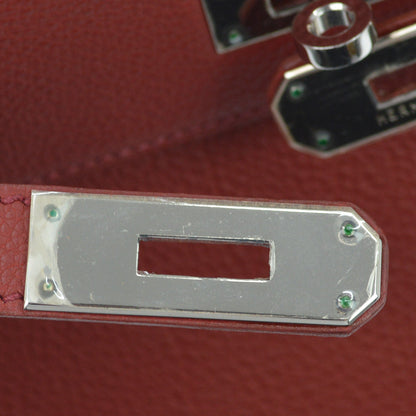 Hermes Rouge Venitienne Togo Kelly A Dos GM Backpack
