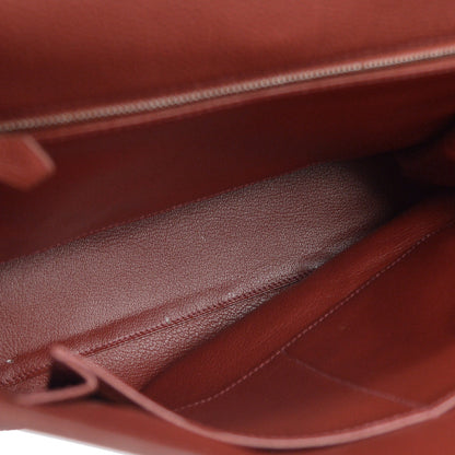 Hermes Rouge Venitienne Togo Kelly A Dos GM Backpack