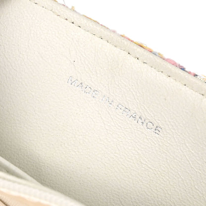 Chanel 1996-1997 Pink Tweed Glitter Handbag