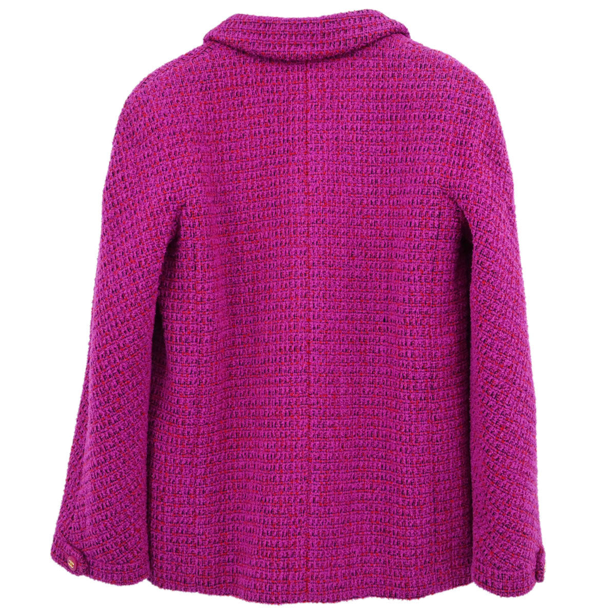Chanel 1995 Single Breasted Tweed Jacket Pink #34
